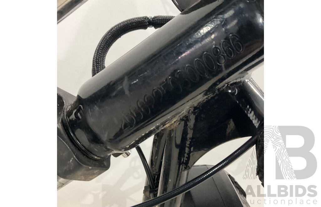 Black Fat Tire E-bike