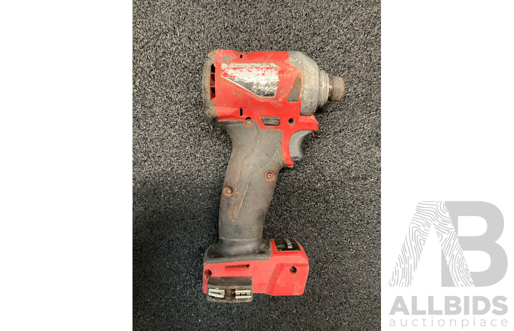 MILWAUKEE M18 FUEL 18V  Rotary Hammer, Hammer Drill and Impact Driver - Lot of 3