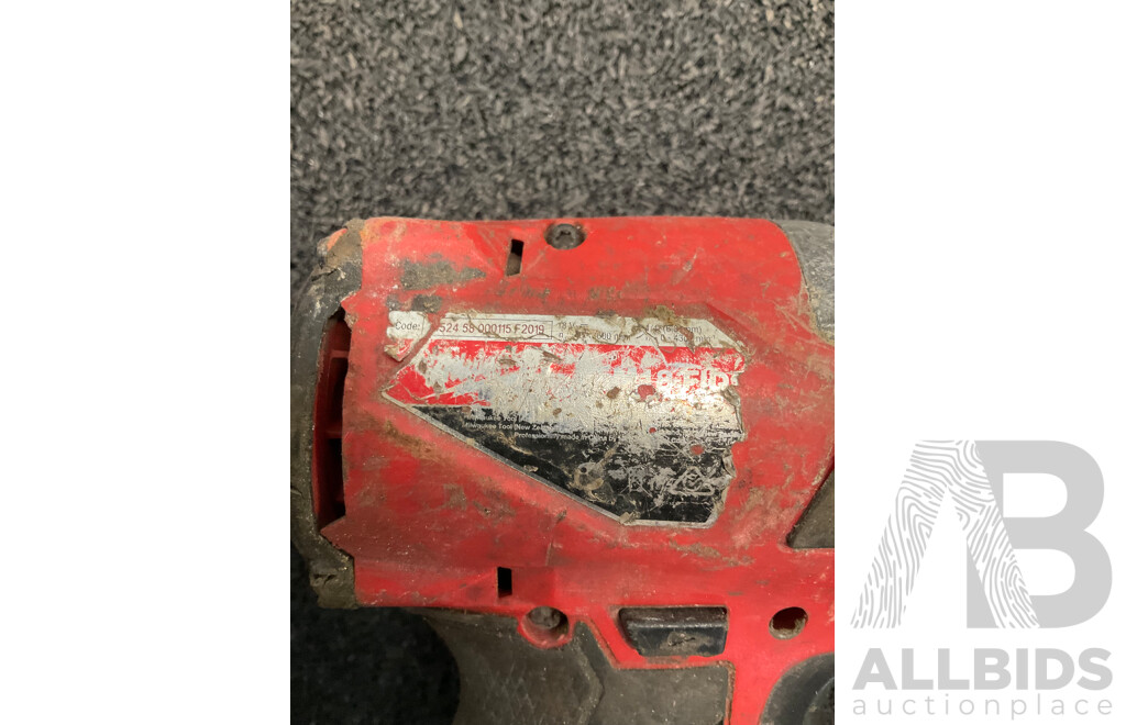 MILWAUKEE M18 FUEL 18V  Rotary Hammer, Hammer Drill and Impact Driver - Lot of 3