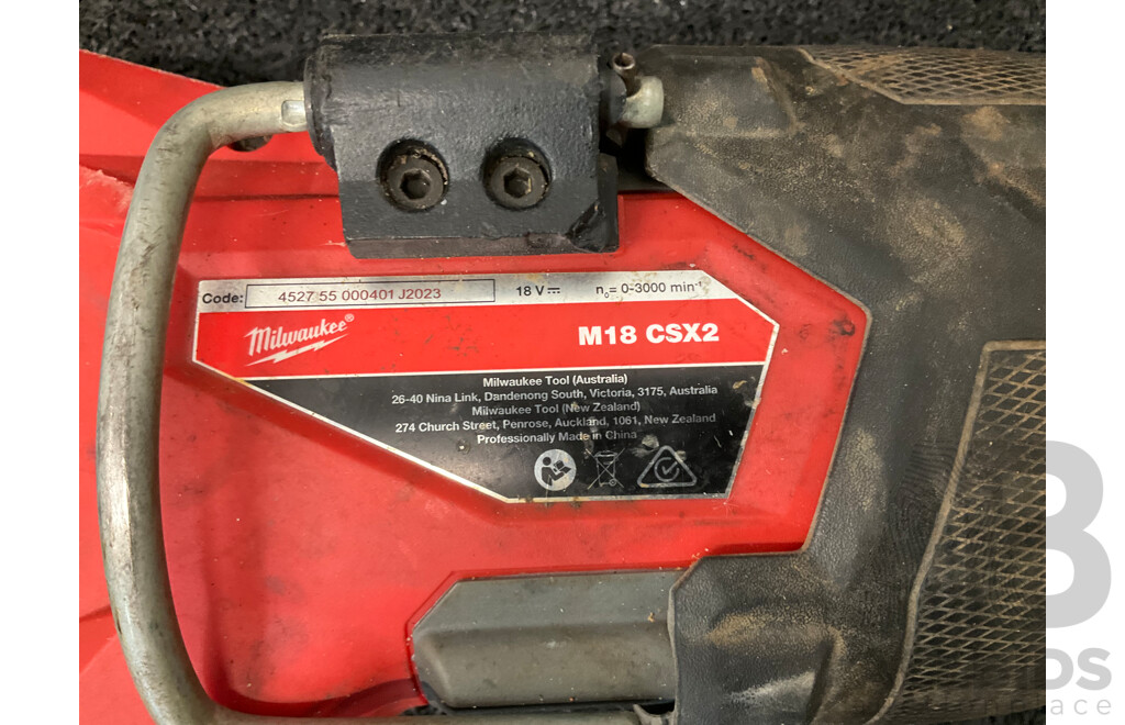 MILWAUKEE 18V FUEL Sawzall Reciprocating Saw (M18 CSX2)