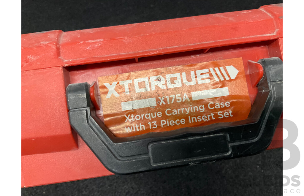 XTORQUE Carrying Case with Tools and DELIXI Blower - Lot of 2