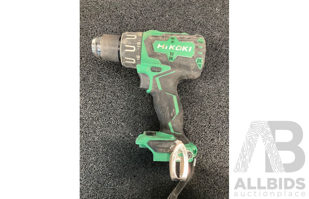 HIKOKI 18V Impact Driver (WH 18DBSL), Impact Driver Drill (DV18DBSL) and Impact Driver (WH 18DBDL2) - Lot of 3