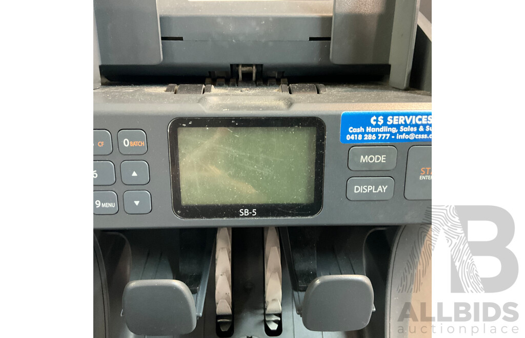 MIB SB-5 Dual Pocket Note Counter / Sorter