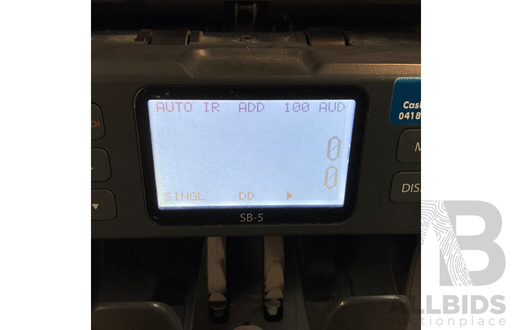 MIB SB-5 Dual Pocket Note Counter / Sorter