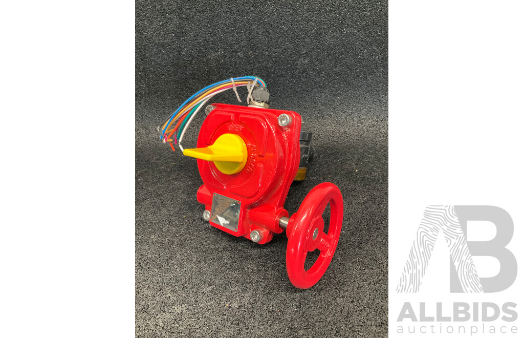 Grooved Butterfly Valve with a Switch