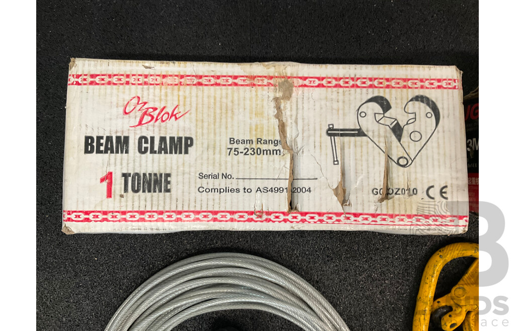 Various Pieces of Lifting Equipment