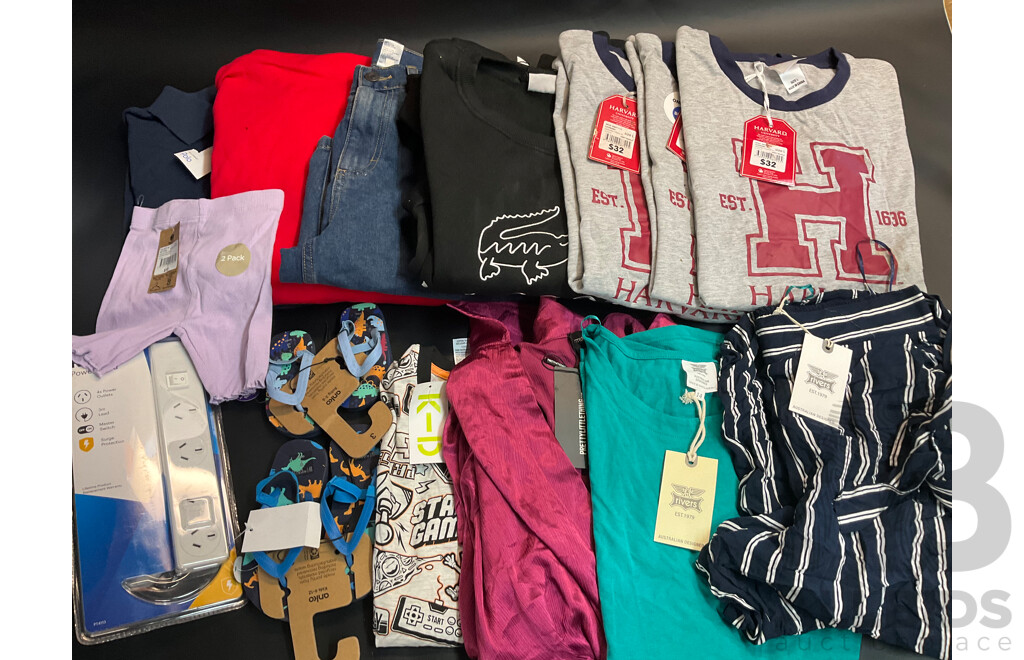 Assorted Men's, Women's, Kid's Clothing