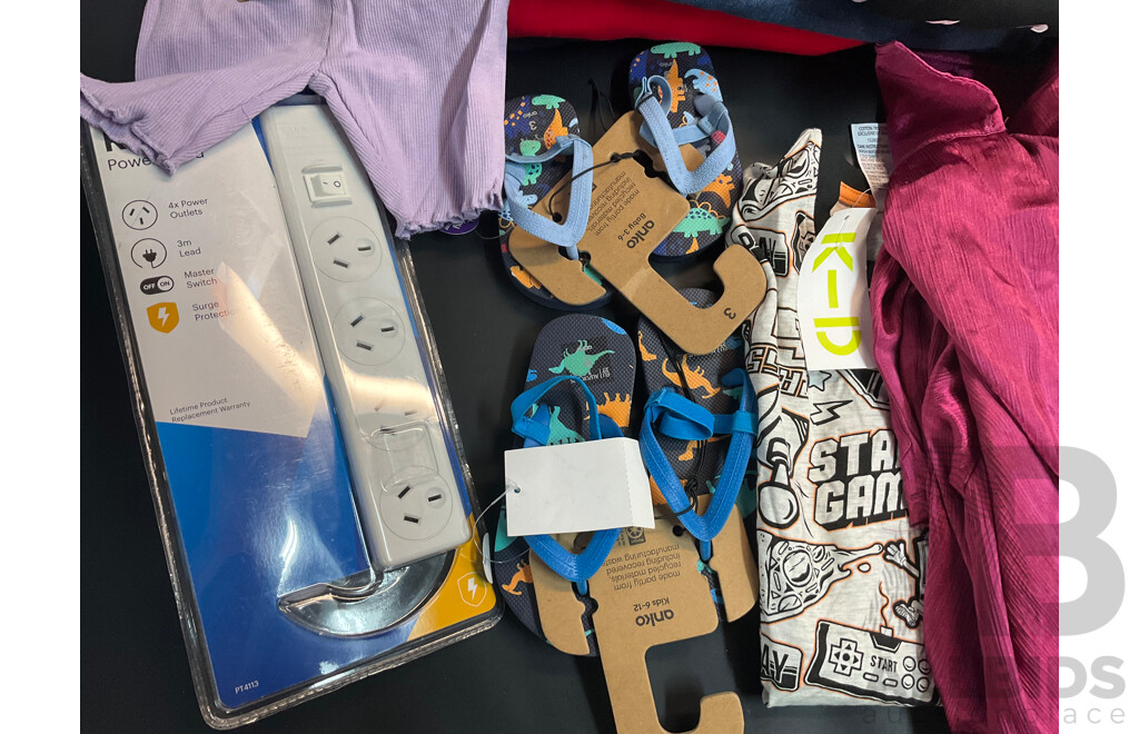 Assorted Men's, Women's, Kid's Clothing