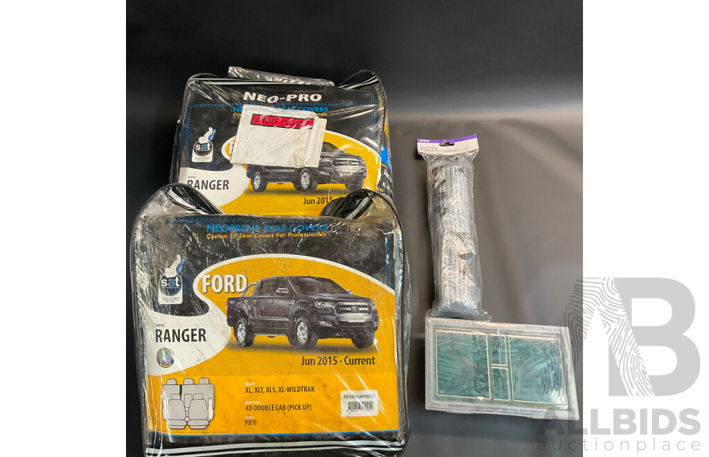 Ford Ranger Seat Covers & ANKO Mop Replacement Sponge &  Box of Green Wall Plugs