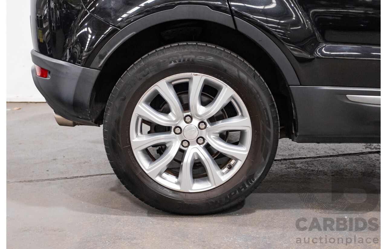 06/2014 Range Rover Evoque SD4 PURE (AWD) LV MY14 5D Wagon Santorini Black Turbo Diesel 2.2L