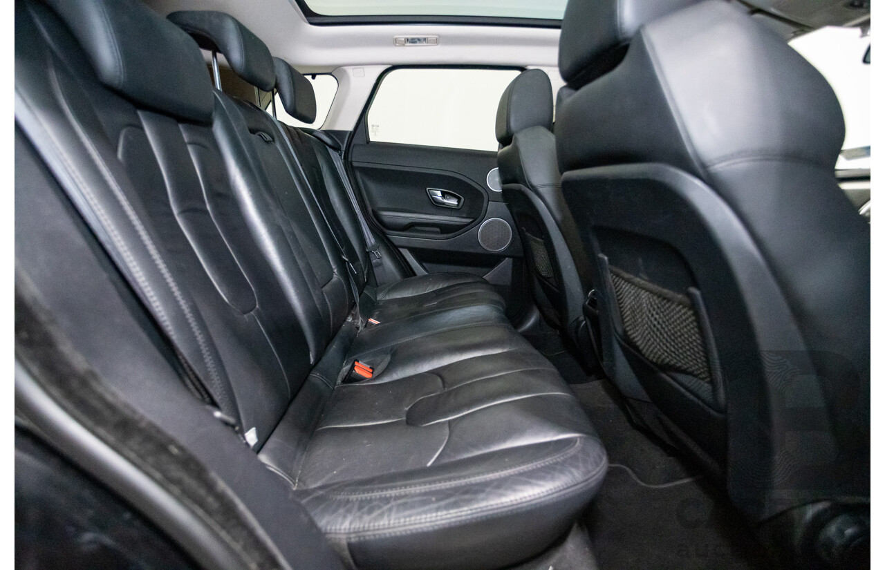 06/2014 Range Rover Evoque SD4 PURE (AWD) LV MY14 5D Wagon Santorini Black Turbo Diesel 2.2L