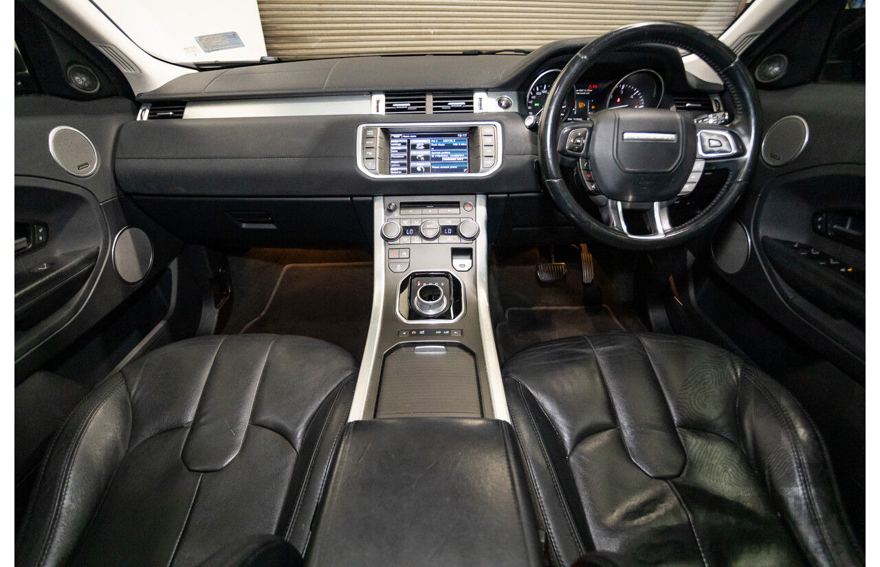 06/2014 Range Rover Evoque SD4 PURE (AWD) LV MY14 5D Wagon Santorini Black Turbo Diesel 2.2L