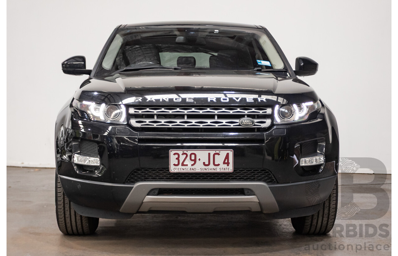 06/2014 Range Rover Evoque SD4 PURE (AWD) LV MY14 5D Wagon Santorini Black Turbo Diesel 2.2L