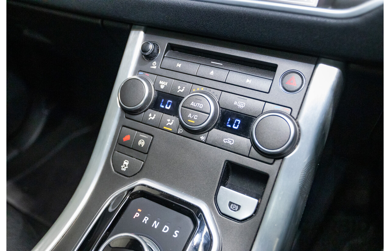 06/2014 Range Rover Evoque SD4 PURE (AWD) LV MY14 5D Wagon Santorini Black Turbo Diesel 2.2L
