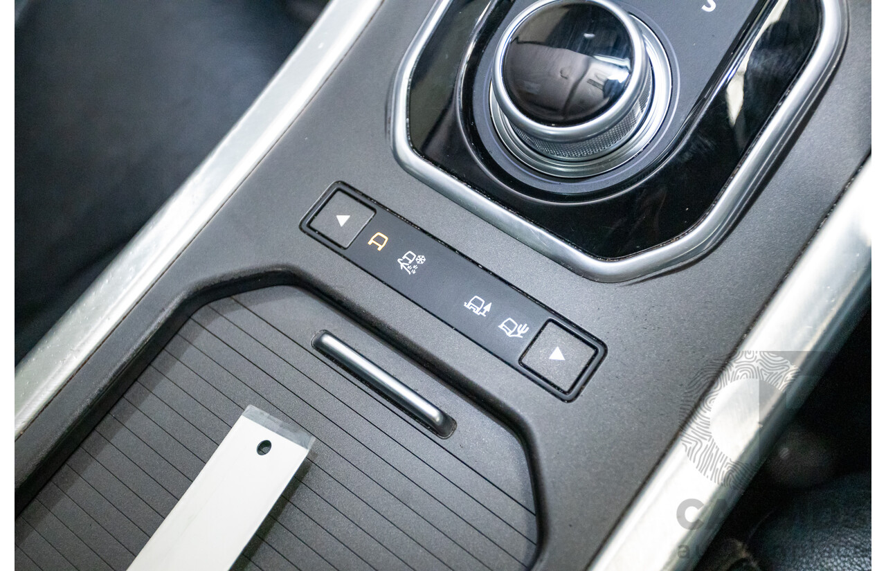 06/2014 Range Rover Evoque SD4 PURE (AWD) LV MY14 5D Wagon Santorini Black Turbo Diesel 2.2L