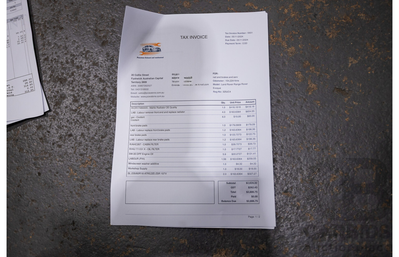 06/2014 Range Rover Evoque SD4 PURE (AWD) LV MY14 5D Wagon Santorini Black Turbo Diesel 2.2L