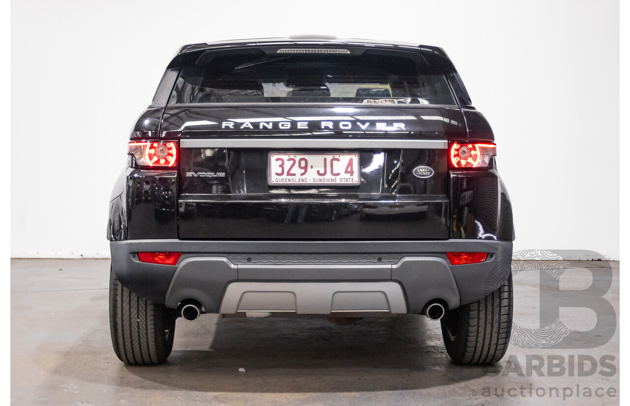 06/2014 Range Rover Evoque SD4 PURE (AWD) LV MY14 5D Wagon Santorini Black Turbo Diesel 2.2L