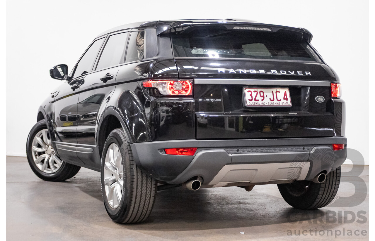 06/2014 Range Rover Evoque SD4 PURE (AWD) LV MY14 5D Wagon Santorini Black Turbo Diesel 2.2L