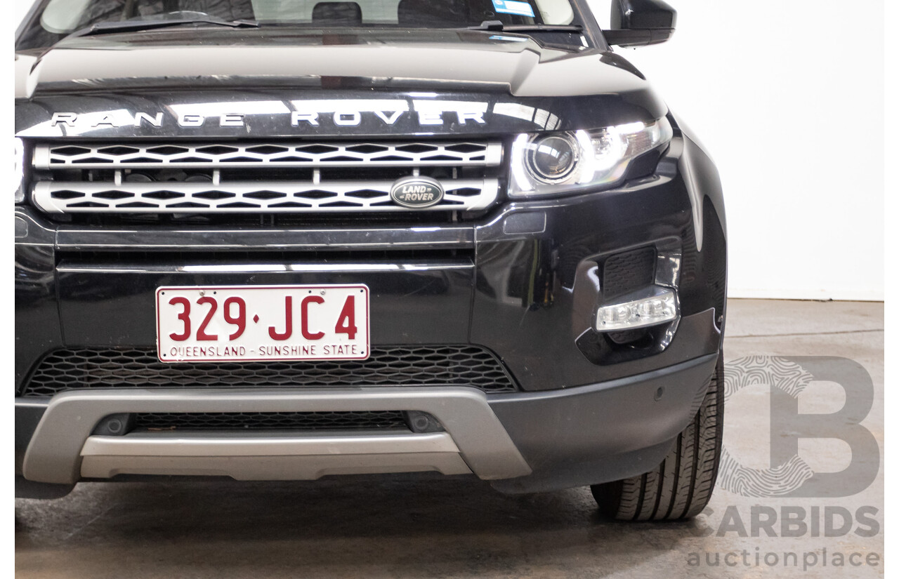 06/2014 Range Rover Evoque SD4 PURE (AWD) LV MY14 5D Wagon Santorini Black Turbo Diesel 2.2L