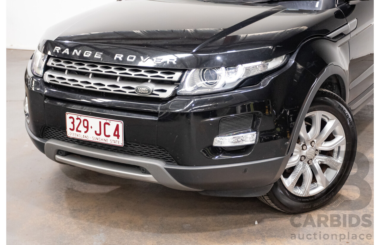 06/2014 Range Rover Evoque SD4 PURE (AWD) LV MY14 5D Wagon Santorini Black Turbo Diesel 2.2L