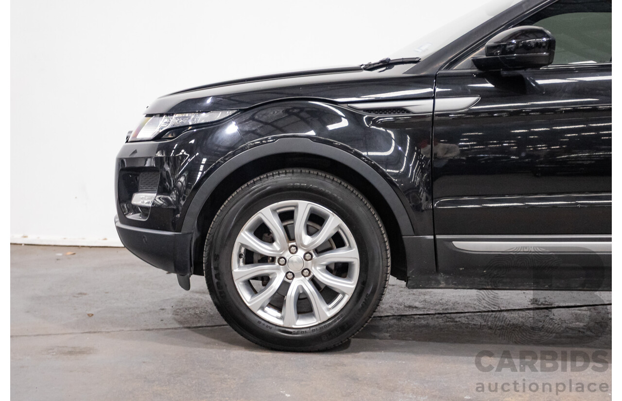 06/2014 Range Rover Evoque SD4 PURE (AWD) LV MY14 5D Wagon Santorini Black Turbo Diesel 2.2L