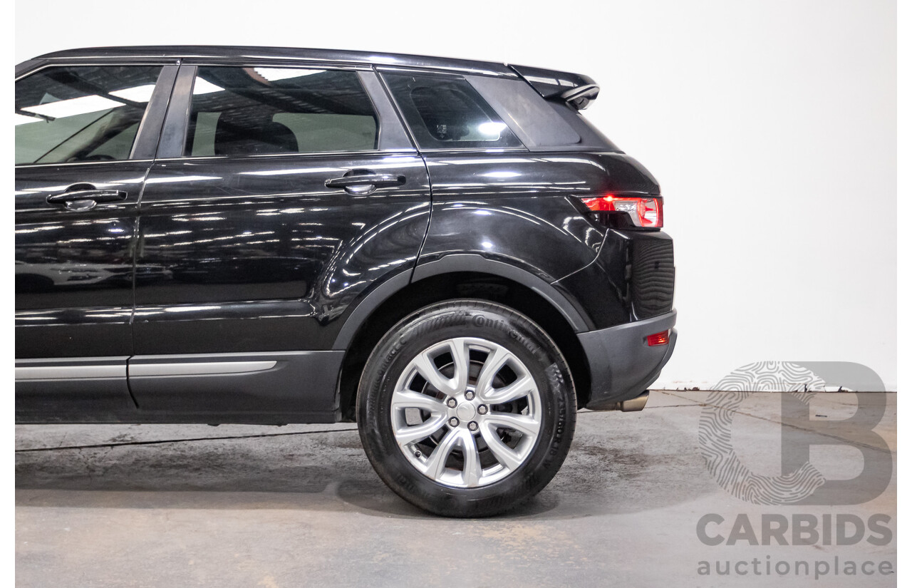 06/2014 Range Rover Evoque SD4 PURE (AWD) LV MY14 5D Wagon Santorini Black Turbo Diesel 2.2L