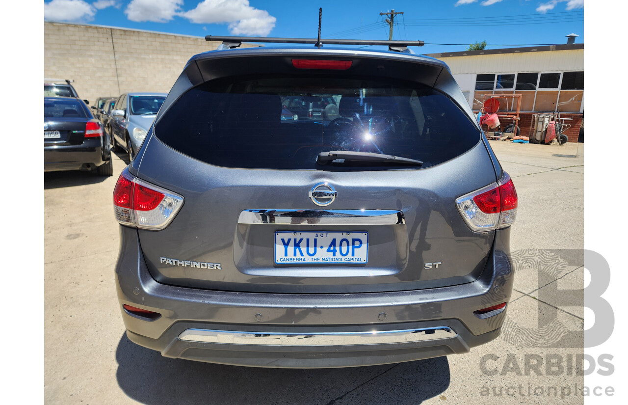 6/2015 Nissan Pathfinder ST (4x2) R52 MY15 4d Wagon Grey 3.5L