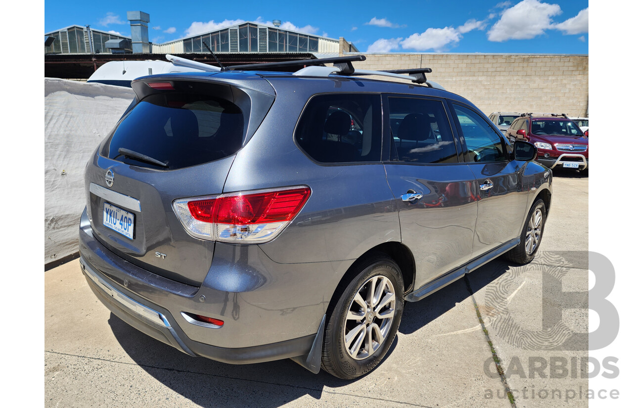 6/2015 Nissan Pathfinder ST (4x2) R52 MY15 4d Wagon Grey 3.5L