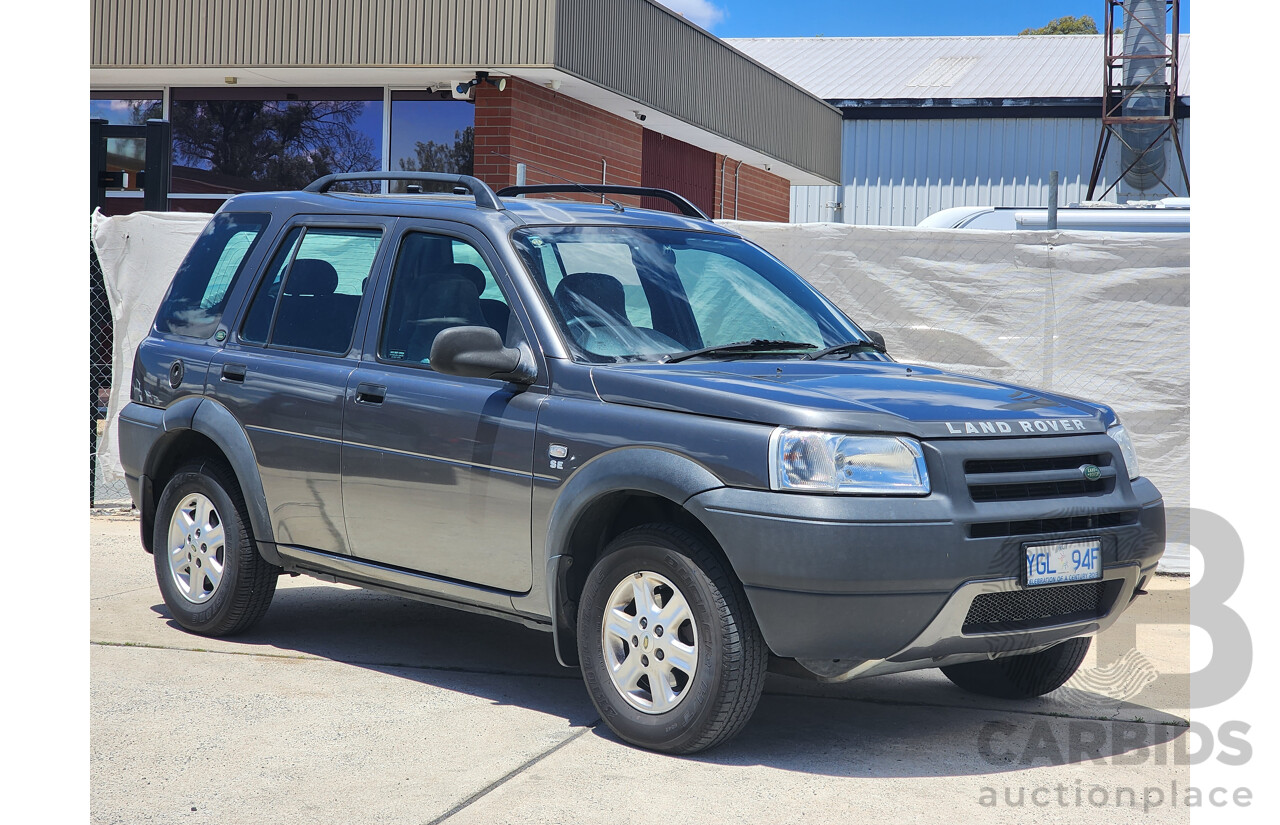 7/2002 Land Rover Freelander SE TD4 (4x4)  4d Wagon Grey 2.0L