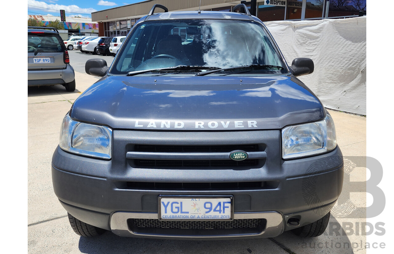 7/2002 Land Rover Freelander SE TD4 (4x4)  4d Wagon Grey 2.0L