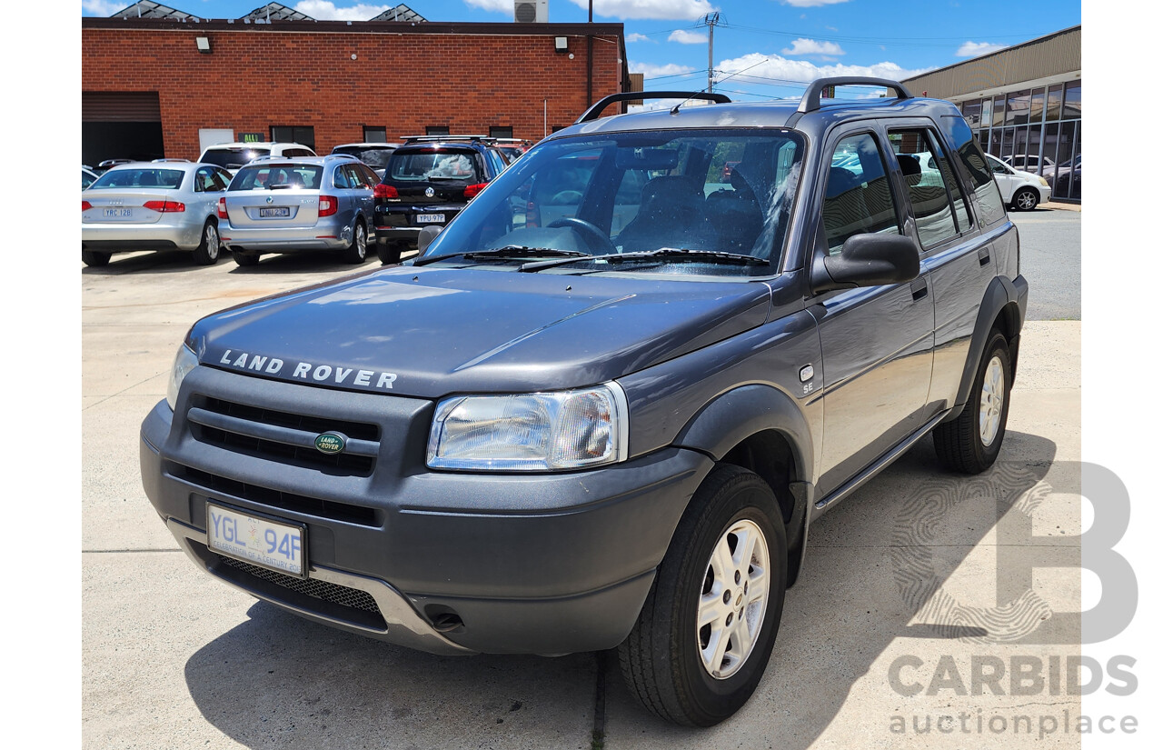 7/2002 Land Rover Freelander SE TD4 (4x4)  4d Wagon Grey 2.0L