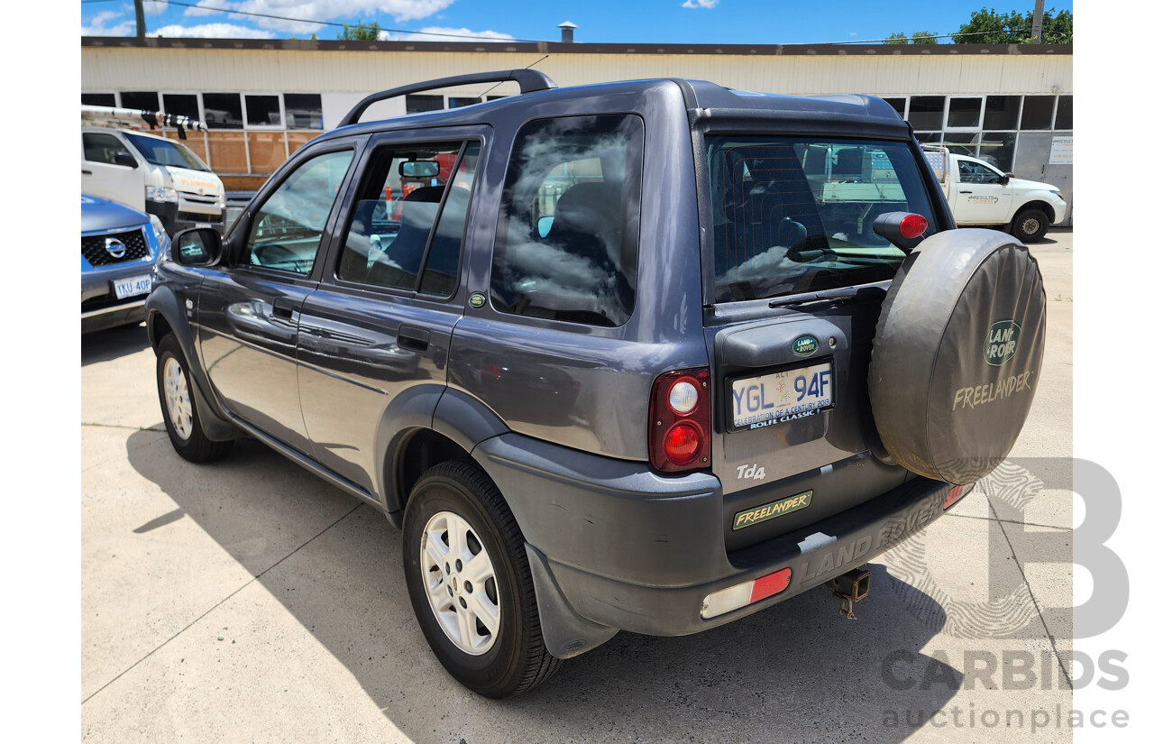 7/2002 Land Rover Freelander SE TD4 (4x4)  4d Wagon Grey 2.0L