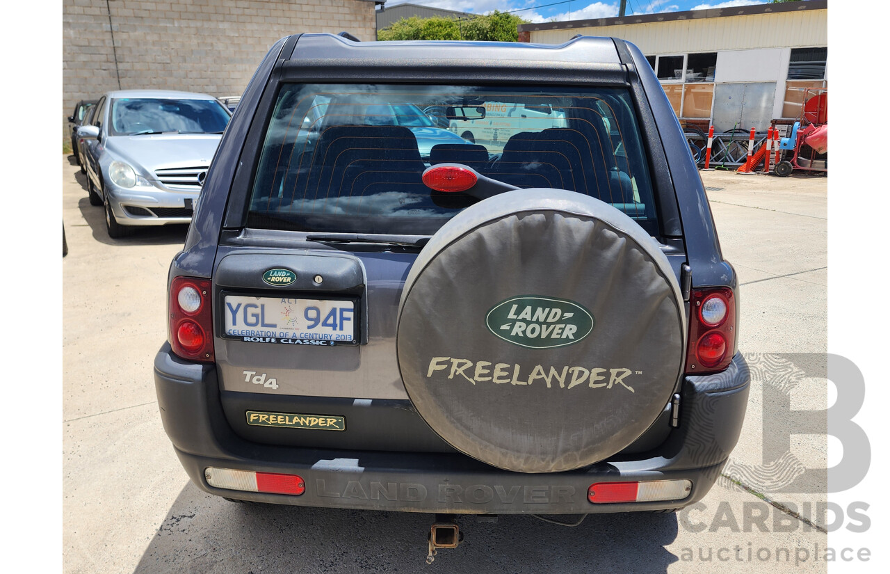 7/2002 Land Rover Freelander SE TD4 (4x4)  4d Wagon Grey 2.0L