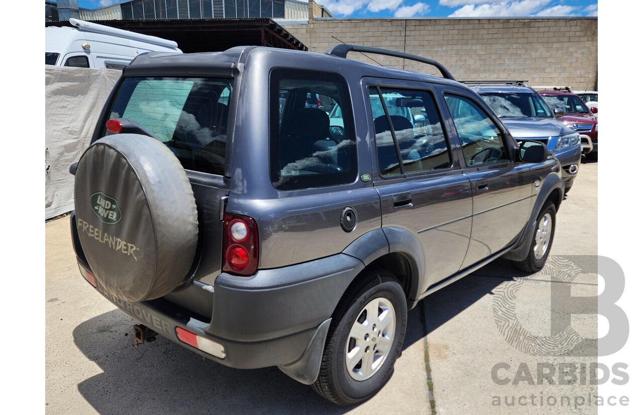 7/2002 Land Rover Freelander SE TD4 (4x4)  4d Wagon Grey 2.0L