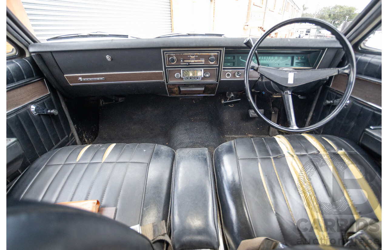 01/1968 Holden HK Premier 4d Sedan Grecian White 186S 3.0L - Matching Numbers Survivor Car