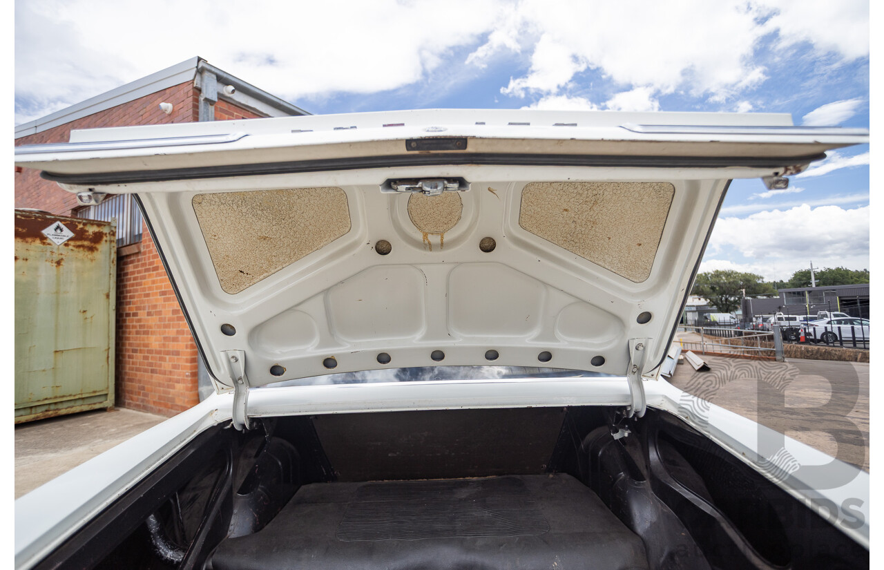 01/1968 Holden HK Premier 4d Sedan Grecian White 186S 3.0L - Matching Numbers Survivor Car