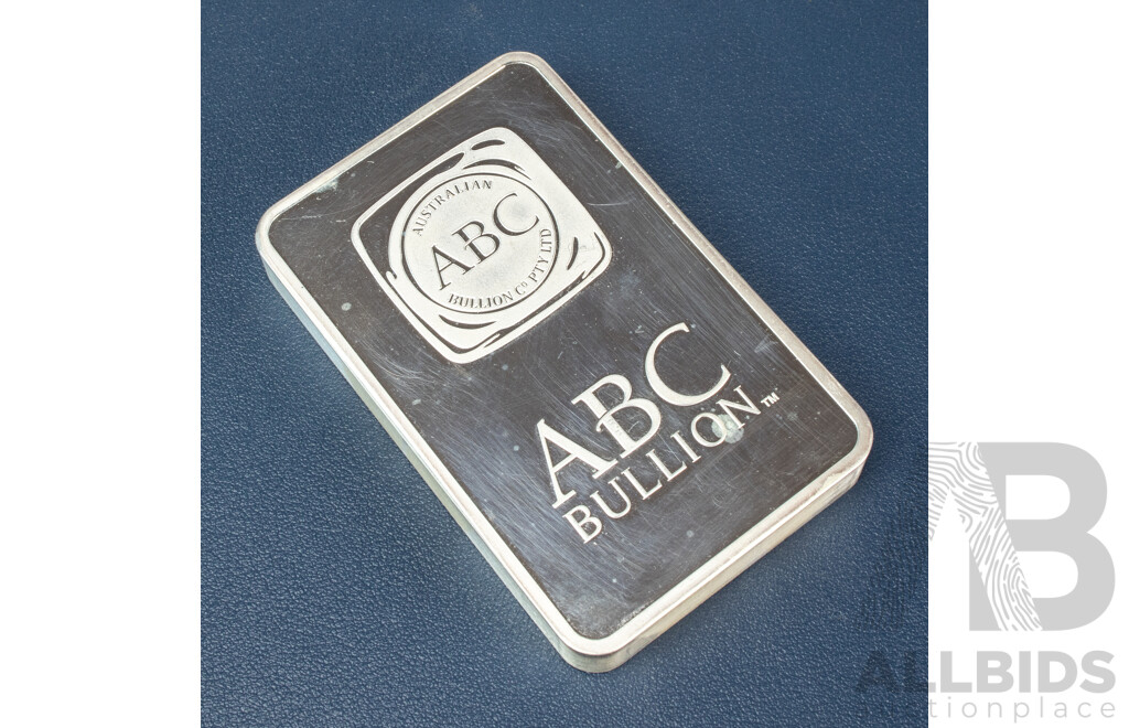 Australian Bullion Co Silver Bullion Bar, 500 Grams .999