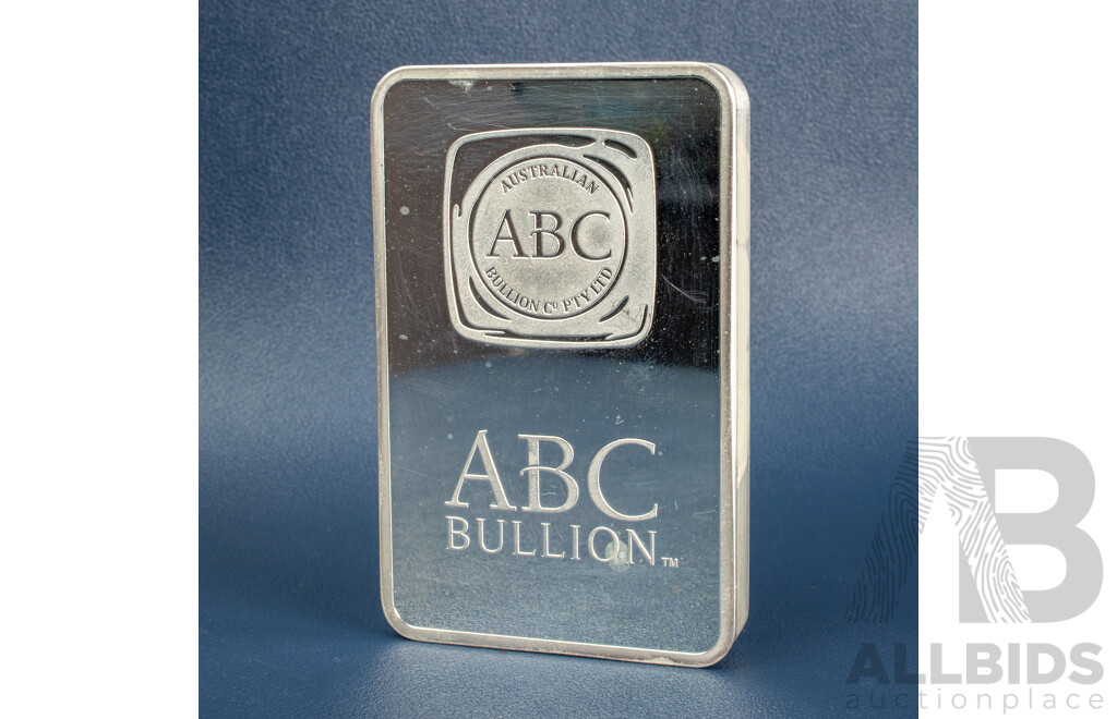 Australian Bullion Co Silver Bullion Bar, 500 Grams .999