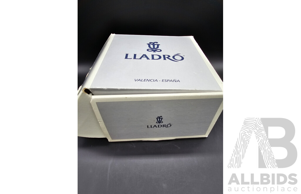 Lot of Two Lladro Elephant Figurines ‘Lucky’s Call’ and ‘Lucky Strolling’