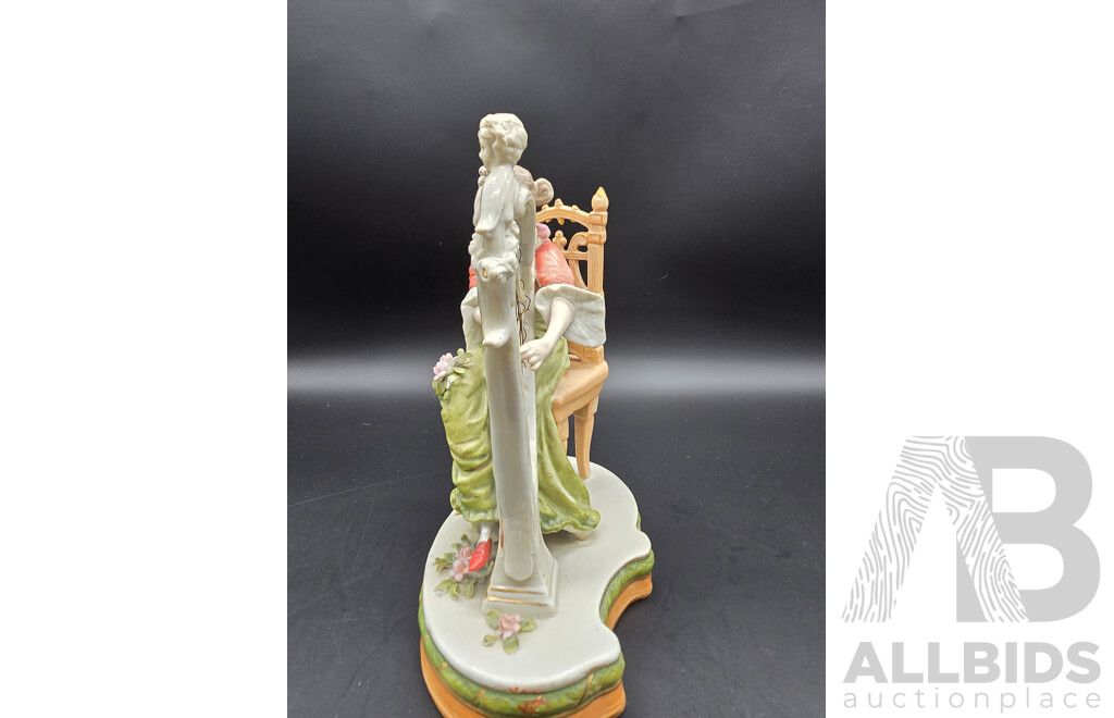 Meissen Porcelain ‘Lady at the Harp’ Figurine