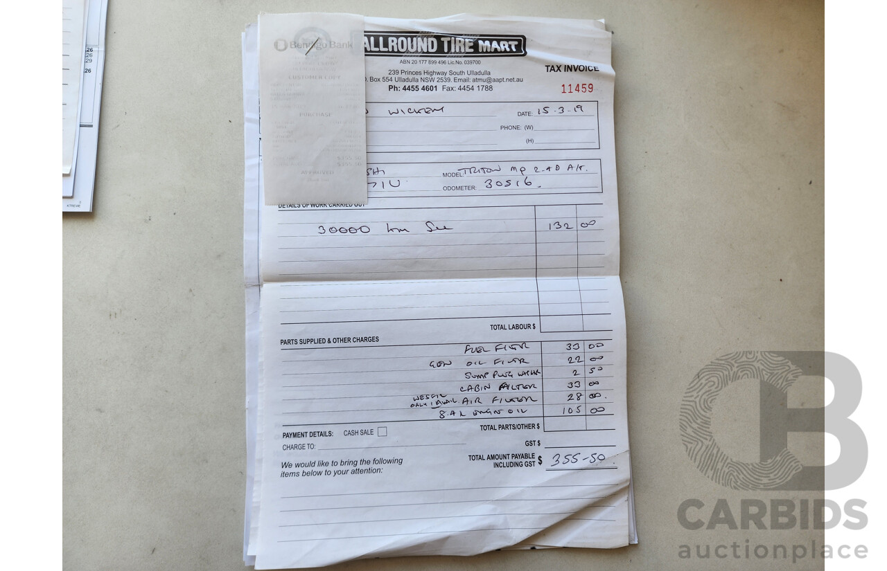 1/2018 Mitsubishi Triton GLS (4x4) MQ MY18 Dual Cab Utility White 2.4L