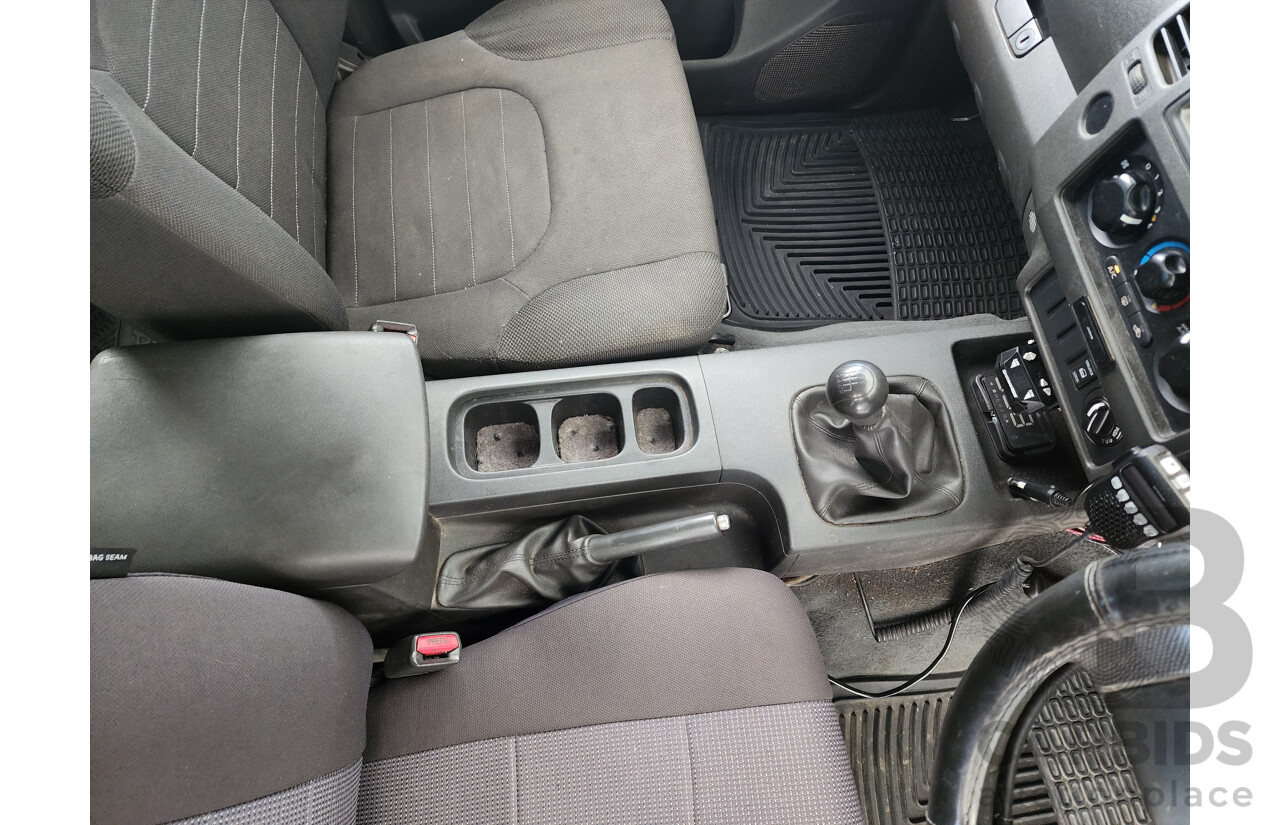 2/2009 Nissan Navara RX (4x4) D40 Dual Cab P/Up White 2.5L