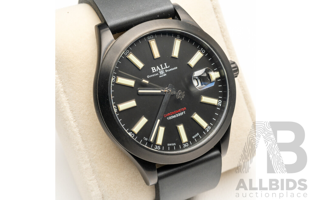 Ball Engineer Green Beret Automatic Watch – 43mm, Sapphire Crystal, Micro Gas Tubes