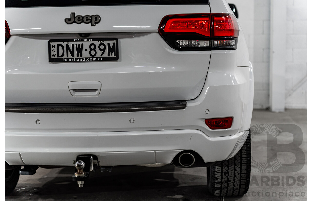 05/2017 Jeep Grand Cherokee 75th Anniversary (4x4) WK MY16 4d Wagon Bright White V6 3.6L