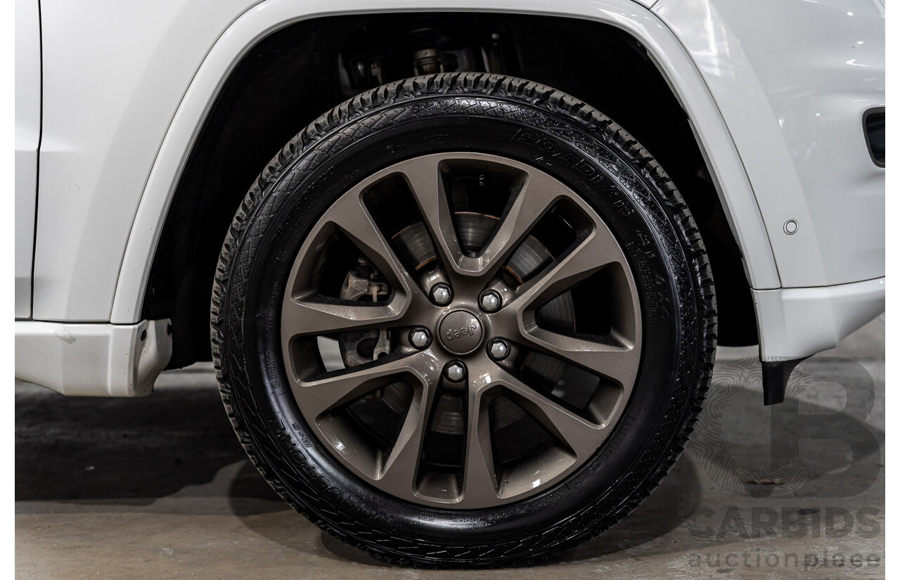 05/2017 Jeep Grand Cherokee 75th Anniversary (4x4) WK MY16 4d Wagon Bright White V6 3.6L