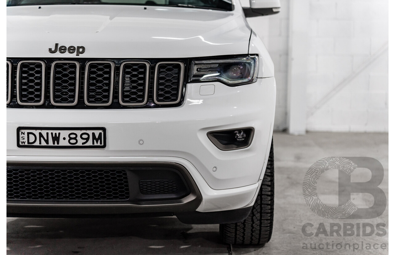 05/2017 Jeep Grand Cherokee 75th Anniversary (4x4) WK MY16 4d Wagon Bright White V6 3.6L