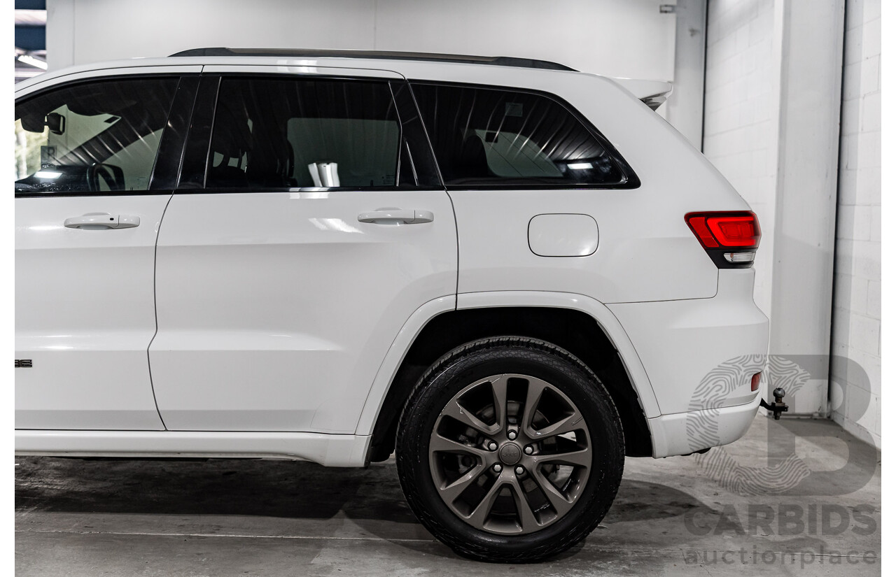 05/2017 Jeep Grand Cherokee 75th Anniversary (4x4) WK MY16 4d Wagon Bright White V6 3.6L