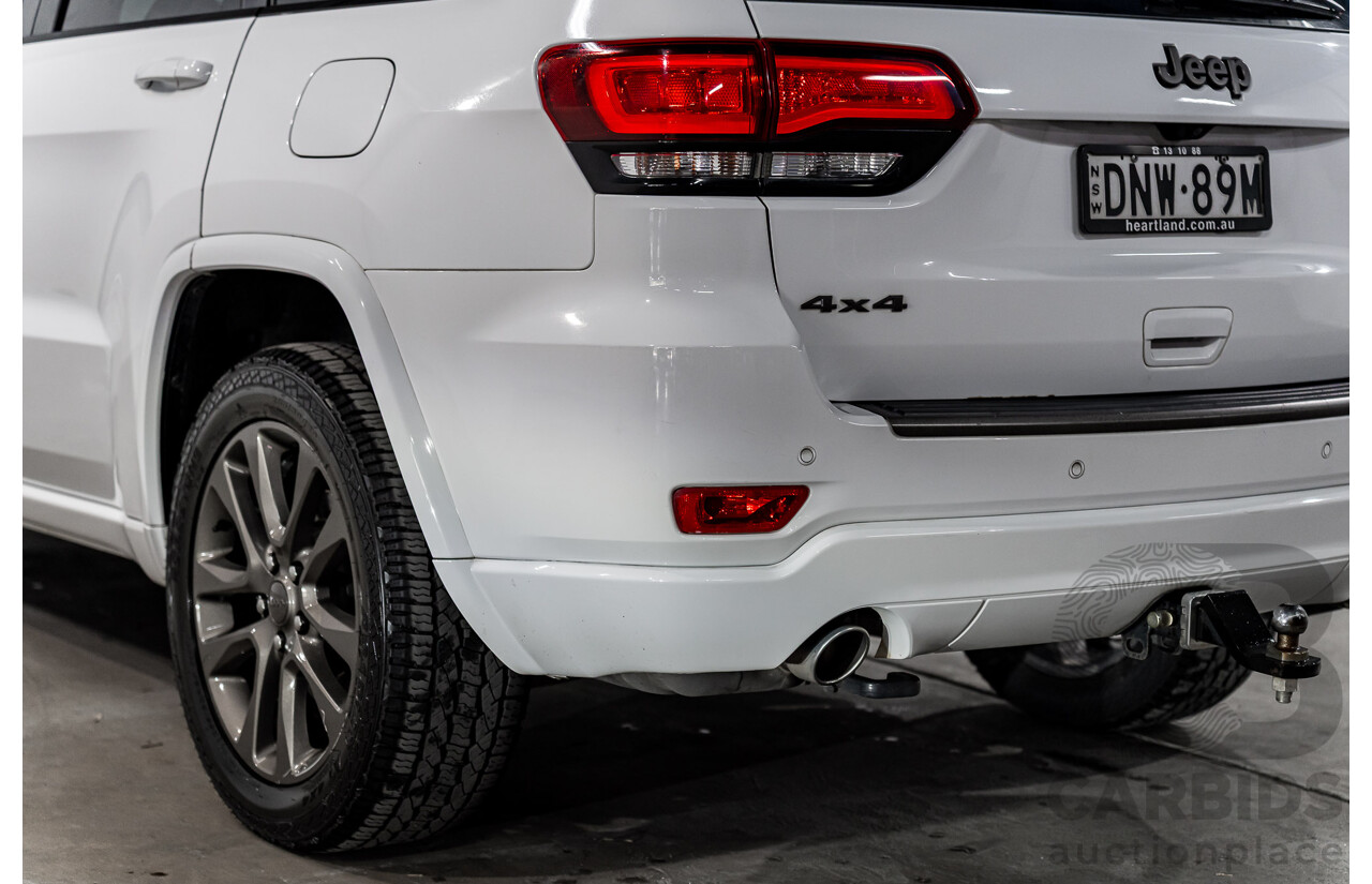 05/2017 Jeep Grand Cherokee 75th Anniversary (4x4) WK MY16 4d Wagon Bright White V6 3.6L