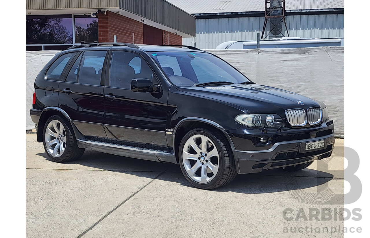 1/2006 Bmw X5 4.8is E53 4d Wagon Black 4.8L