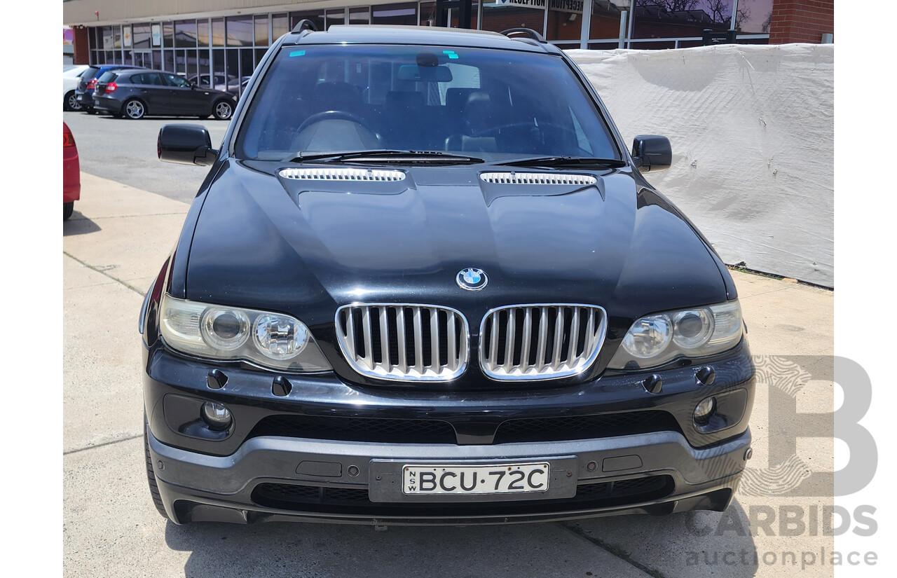1/2006 Bmw X5 4.8is E53 4d Wagon Black 4.8L